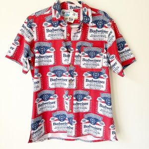 Brand new Budweiser scatter label camp shirt M
Christmas gift